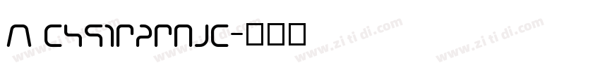 M CHS1p2pNJC字体转换